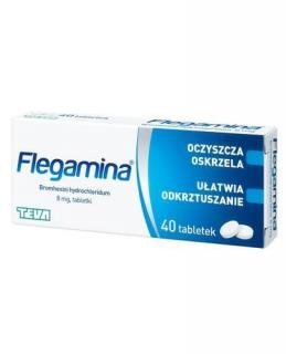 Flegamina 8 mg   40 tabletek