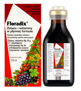 Floradix Żelazo I Witaminy 250 ml