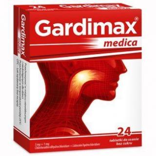 Gardimax Medica 5mg+1mg  24 tabletek do ssania