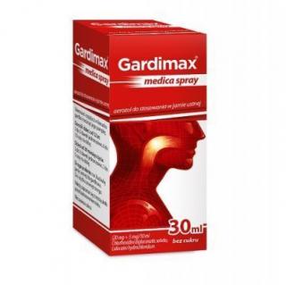 Gardimax Medica aerozol do stosowania w jamie ustnej 30 ml.