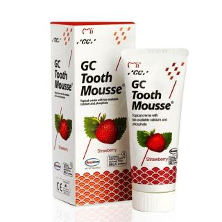 GC Tooth Mousse Truskawka Ochronna pasta, płynne szkliwo bez fluoru 35ml