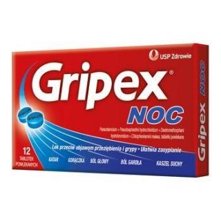 Gripex Noc  12 tabletek