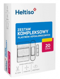 HELTISO plastry hipoalergiczne zestaw kompleksowy 20 sztuk