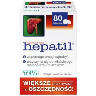 Hepatil  80 tabletek