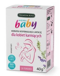 Herbi Baby Herbatka wspomagająca laktację dla kobiet karmiących  20 saszetek