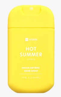 HISKIN Hot Summer spray antybakteryjny do dezynfekcji rąk 30 ml