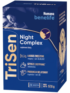 Humana Benelife TriSen Night Complex 24 saszetki x 2,4 g