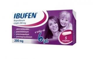 Ibufen 200 mg   5 czopków
