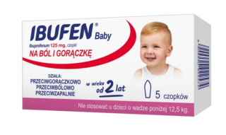 Ibufen Baby 125 mg  5 czopków
