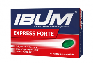 Ibum Express Forte 400 mg 12 kapsułek miękkich