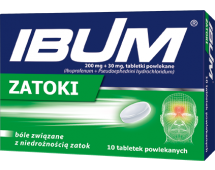 Ibum Zatoki 20 tabletek EXP. 05/2024