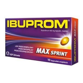 Ibuprom MAX Sprint 10 kapułek