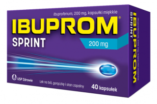 Ibuprom Sprint 200 mg 40 kapsułek