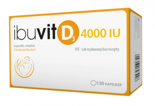 Ibuvit D3 4000 IU 150 kapsułek