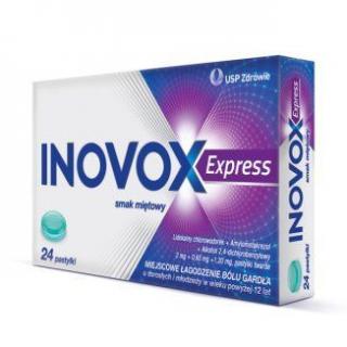 Inovox Express smak miętowy  24 pastylek