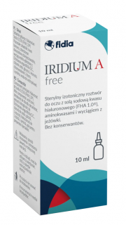 Iridium A Free nawilżające krople do oczu roztwór 10 ml