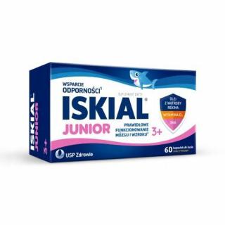 Iskial Junior do żucia dla dzieci 60 kapsułek EXP 10.2024