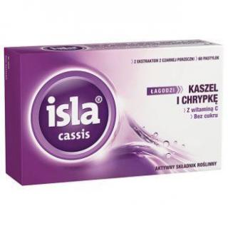 Isla-Cassis pastylki do ssania 60 pastylek