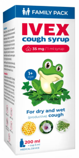 Ivex syrop na kaszel suchy i mokry od 1 roku życia 200 ml