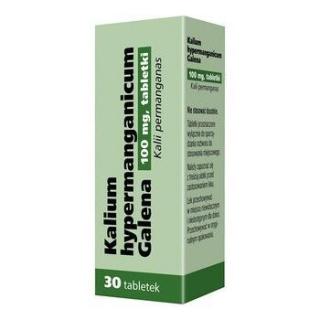 Kalium hypermanganicum Galena   30 tabletek