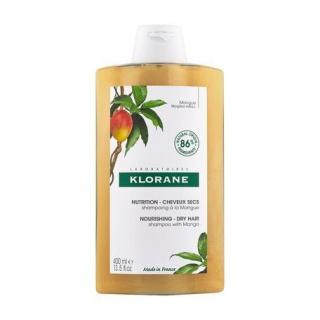 Klorane Szampon na bazie mango do włosów suchych 400 ml