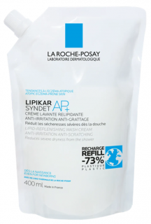 LA ROCHE-POSAY LIPIKAR  Syndet AP+ krem myjący do ciała uzupełniający poziom lipidów od urodzenia 400 ml opakowanie uzupełniające
