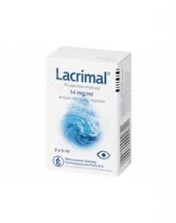 Lacrimal nawilżające krople oczne  2x5ml