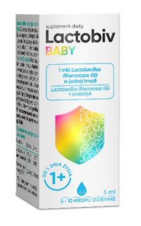 Lactobiv Baby probiotyk dla dzieci krople 5 ml