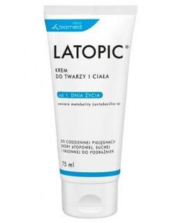 LATOPIC Krem do twarzy i ciała od pierwszego dnia życia - 75 ml