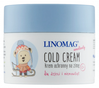 Linomag Emolienty Cold Cream krem ochronny na zimę dla dzieci i niemowląt od 1 dnia życia 50 ml
