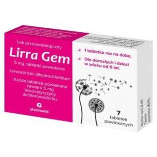 Lirra Gem 5 mg  7 tabletek