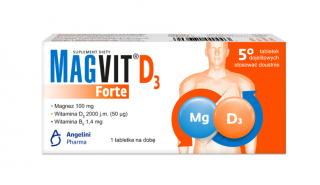 Magvit Forte D3 50 tabletek dojelitowych