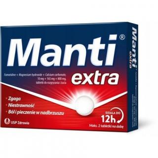 Manti Extra na zgagę 12 tabletek