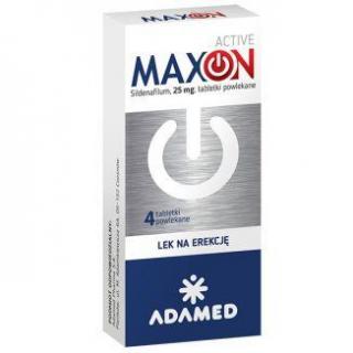 MAXON ACTIVE 25 mg 4 tabletki powlekane
