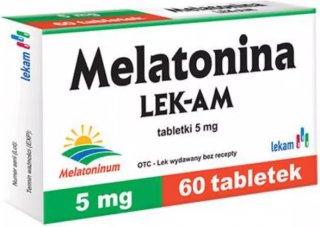 Melatonina LEK-AM 5mg 60 tabletek