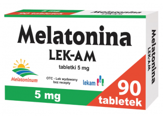Melatonina LEK-AM 5mg 90 tabletek