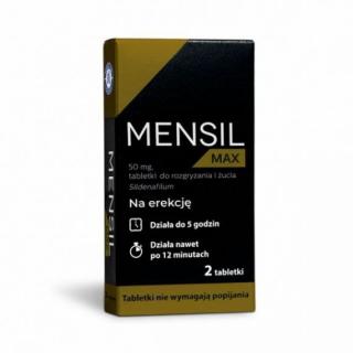 MENSIL MAX 50 mg  2 tabletki do rozgryzania i żucia