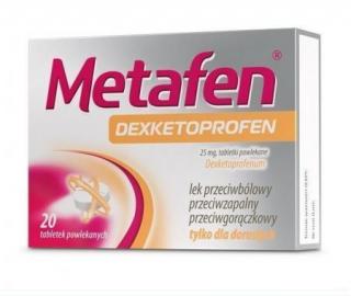 Metafen Dexketoprofen  20 tabletek