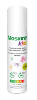 Moskine Kids płyn na kleszcze, komary, meszki dla dzieci 80 ml