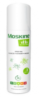 Moskine spray na komary, kleszcze, meszki 90 ml