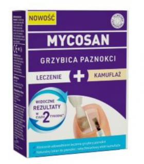MYCOSAN Grzybica paznokci serum 5ml + lakier 8 ml