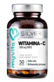 MyVita Silver Witamina C 1000mg FORTE  50 kapsułek EXP. 15/11/2024