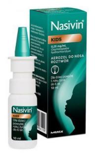 Nasivin Kids 0,025%  0,25 mg/ ml  10 ml
