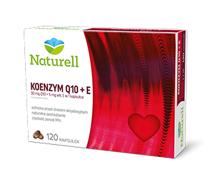 NATURELL Koenzym Q-10+E    120 kapsułek