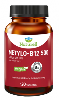 Naturell Metylo-B12 500, 120 tabletek