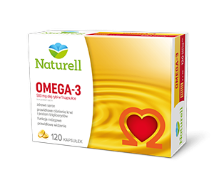 NATURELL Omega-3 500 mg  120 kapsułek