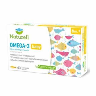 NATURELL Omega-3 baby po 6 miesiącu  40 kapsułek twist-off