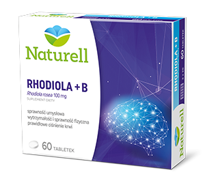 NATURELL Rhodiola różeniec górski + B     60 tabletek