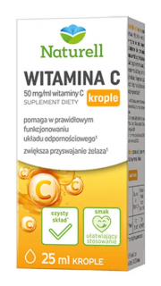 NATURELL Witamina C krople 25 ml