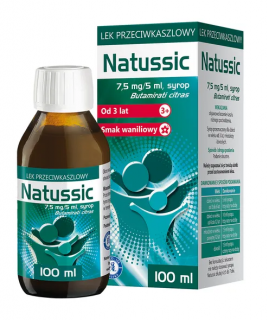 Natussic 7,5 mg/5 ml syrop 100 ml